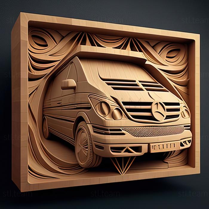 3D модель Mercedes Benz Viano (STL)